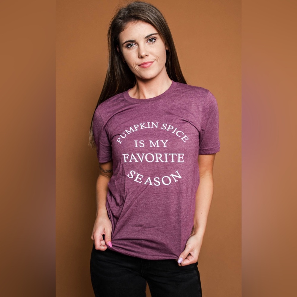 Pumpkin Spice is my Favorite Season T-Shirt Size Large